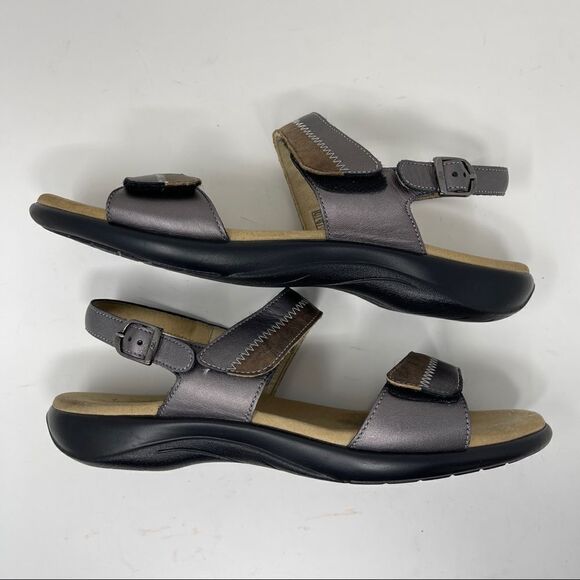SAS Tripad Comfort Sandals Metallic Women's Size 11 Narrow Adjustable Straps - Picture 4 of 8